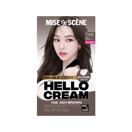 미쟝센 헬로크림 더블커버 7AB 애쉬브라운 상품 이미지