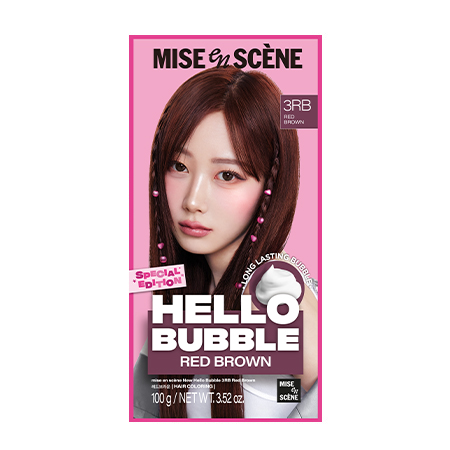 미쟝센 뉴 헬로버블 3RB레드브라운100G 이미지