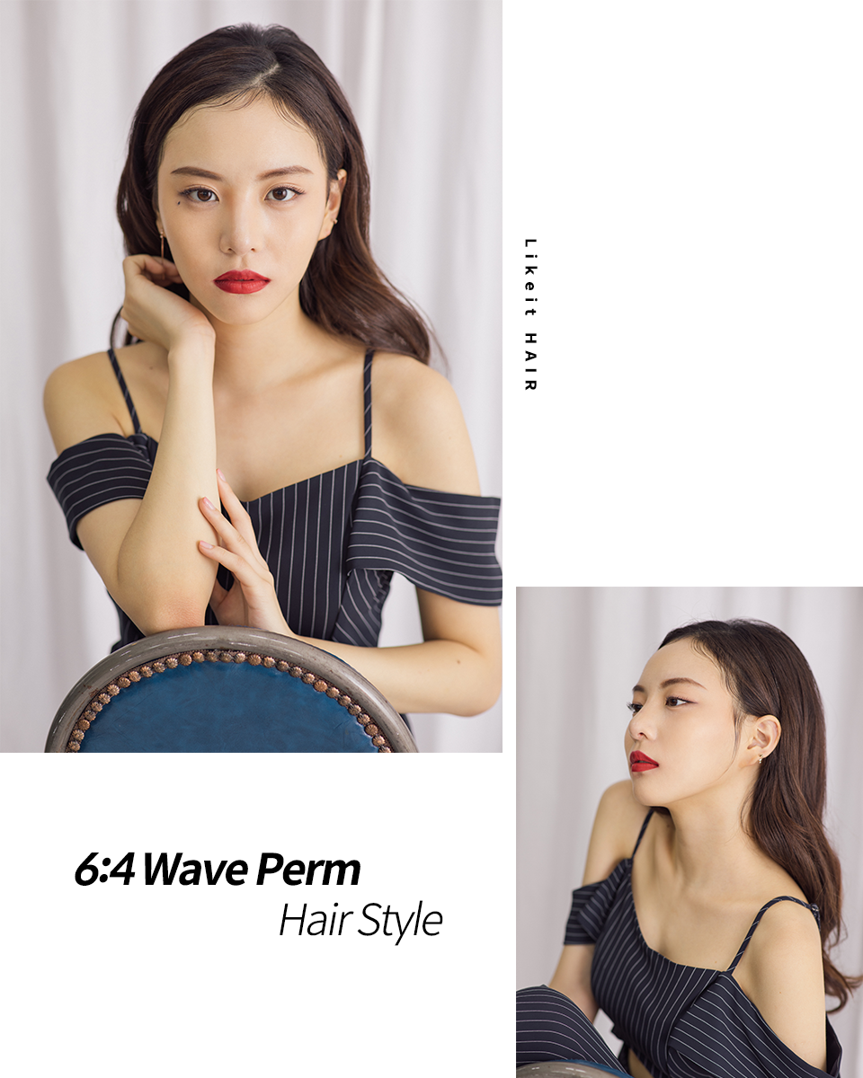6:4 Wave Perm Hair Style