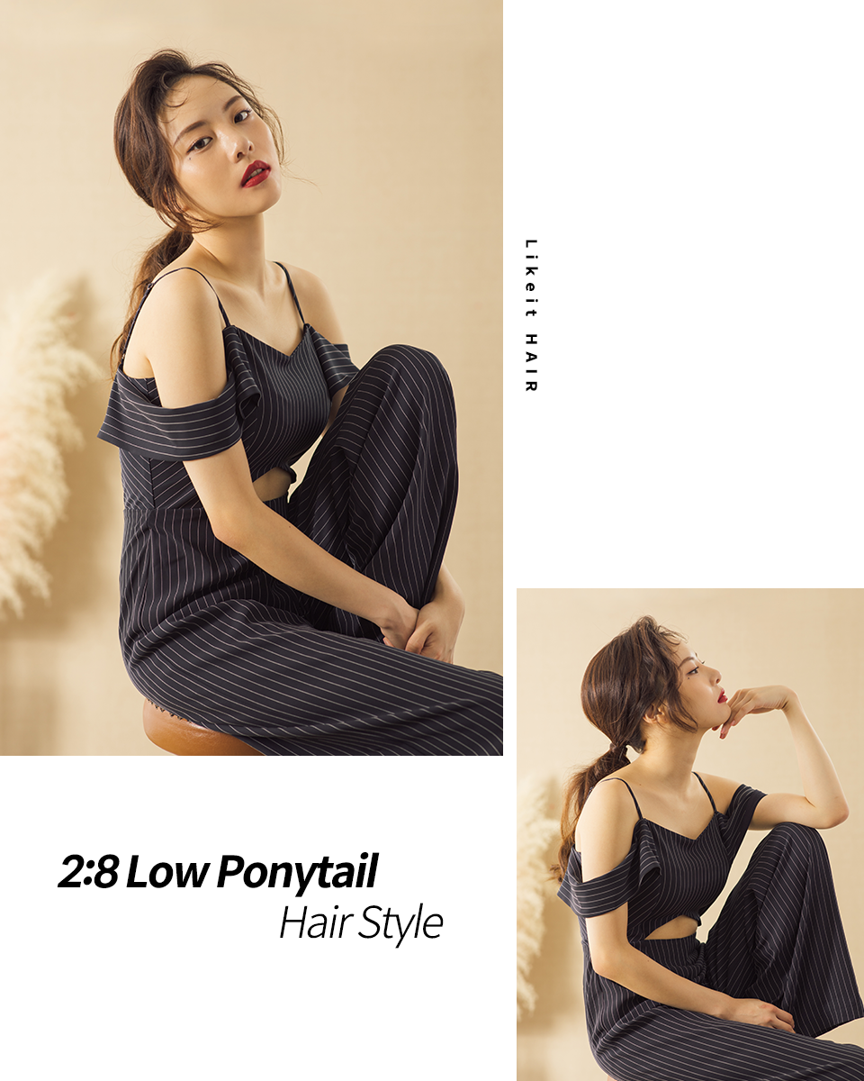 2:8 Low Ponytail Hair Style