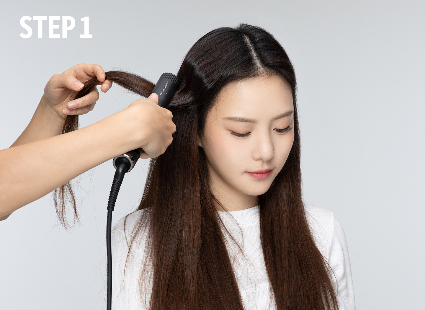 5:5 내추럴 웨이브 헤어 하는 방법 1