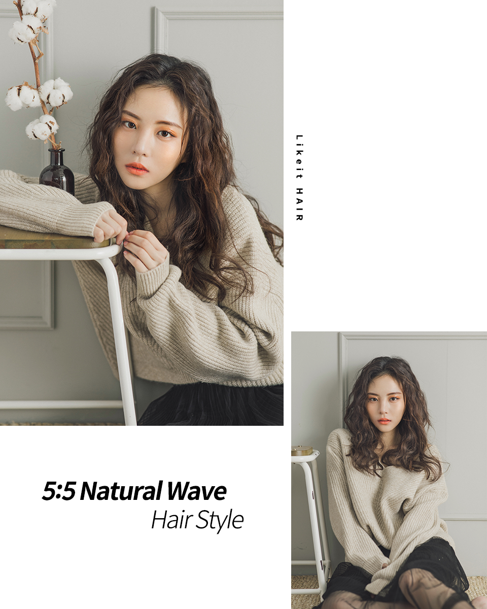 5:5 Natural Wave Hair Style