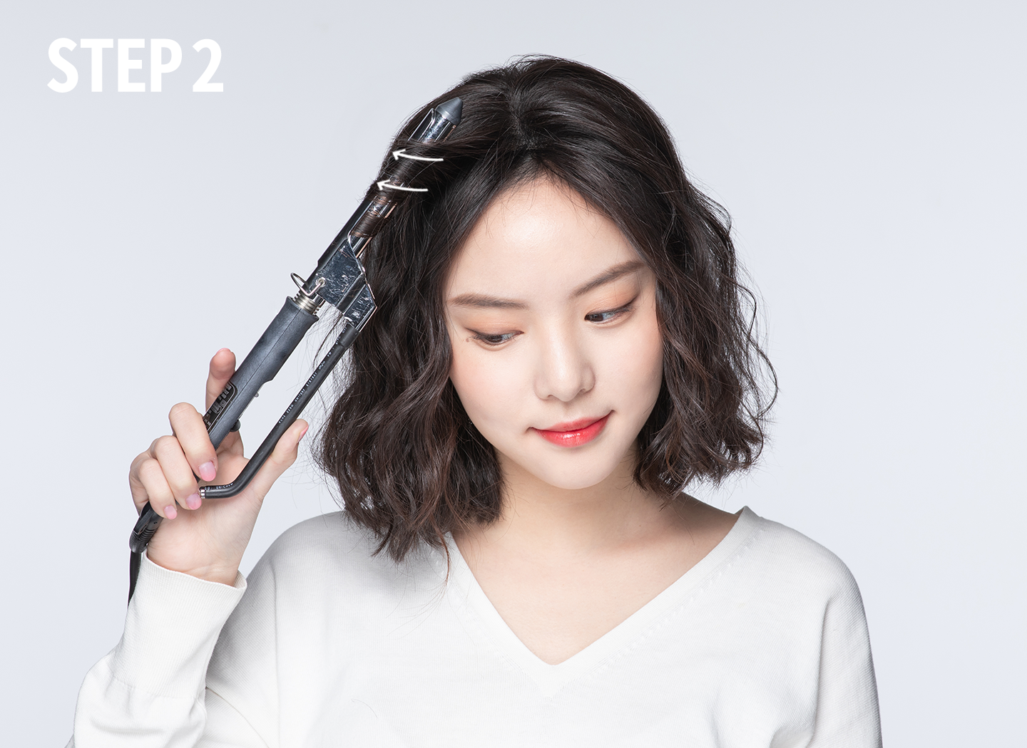 물결 웨이브 헤어 하는 방법 2