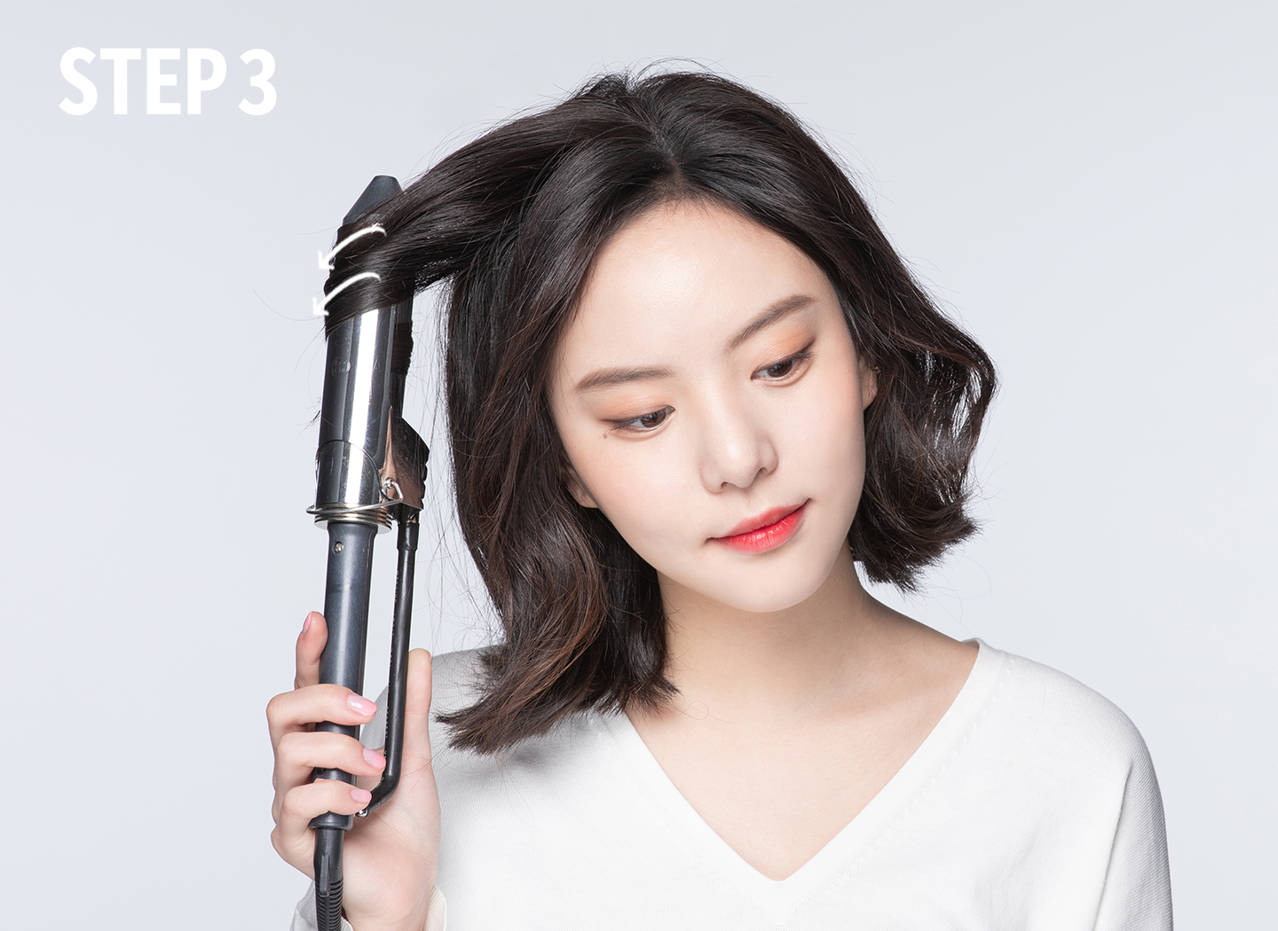 내츄럴 웨이브 헤어하는 방법 3