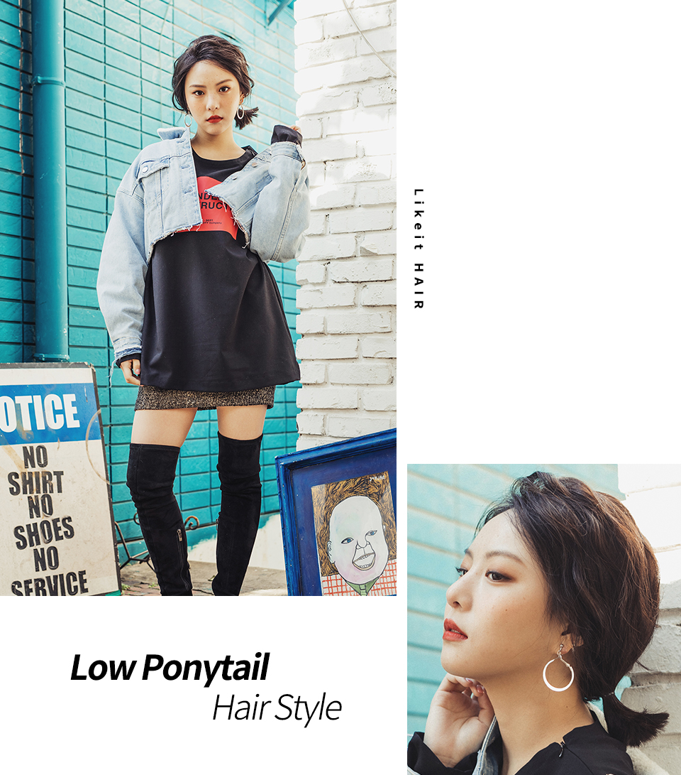 Low Ponytail Hair Style