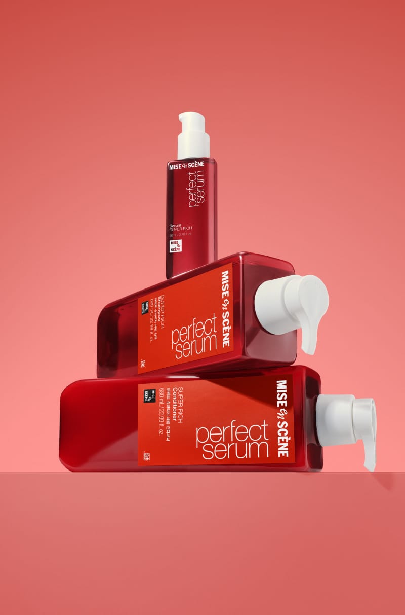 미쟝센 퍼펙트 슈퍼리치 세럼 샴푸 & 컨디셔너