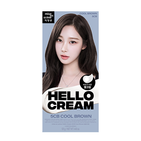 魅尚萱HELLO CREAM染髮霜 5CB 亞麻冷棕 alt
