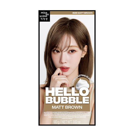 魅尚萱 HELLO BUBBLE泡沫染髮劑 8MB 優雅茶棕