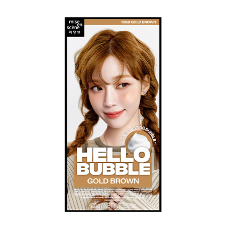 魅尚萱 HELLO BUBBLE 泡沫染髮劑 10GB 金棕色
