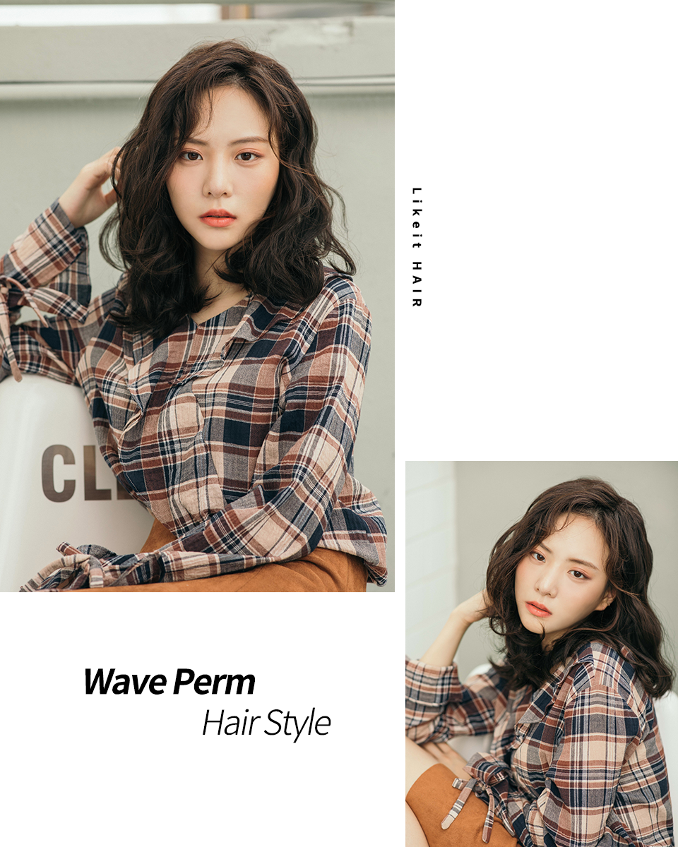 Wave Perm Hair Style