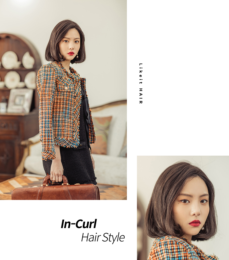 In-Curl Hair Style